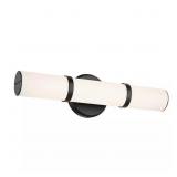 Rosh 18" Bath Bar LED Vanity Light, Black