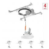 4-Pack 6 in. Selectable CCT LED Canless Kit