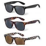 LADEESSE 3 Pack Reading Sunglasses UV400