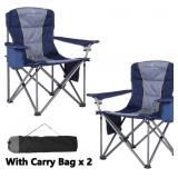 ALPHA CAMP 2ct Foldable Camping Chair