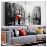 CANEITO Paris Wall Art   Eiffel Tower 24x48