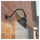 LED Black Gooseneck Barn Light with Photocell