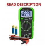 600V AC/DC Digital Multimeter with Battery
