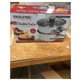 Excelsteel 2.5qt Stainless Steel Double Boiler
