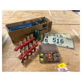 Toy Disc, License Plates, Lures, Etc
