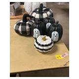 Checkered + Ghost Pumpkins