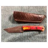Damascus Knife With Sheath