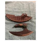 Damascus Blade with Sheath