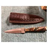 Damascus Knife With Sheath