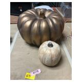 Large + Small Pumpkin Decor