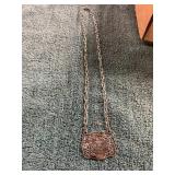 Unverified Womans Fashion Buckle Necklace