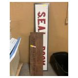 S.E.A.L Room + Delco Battery Signs