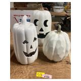 3ct White Pumpkins