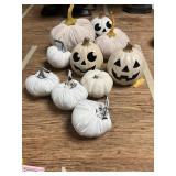 Lighted + Cloth Pumpkins