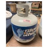Empty Blue Rhino Propane Tank