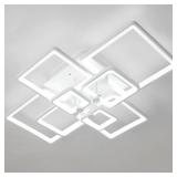 White LED Flush Mount Light with Remote