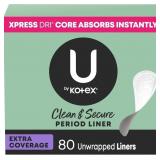 U by Kotex Panty Liners, Light Absorbency