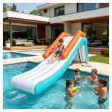 Inflatable Pontoon Slide for Boat Dock