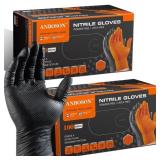 ANBOSON 10 Mil Nitrile Gloves, Large, 200ct