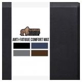 GORILLA GRIP Cushioned Kitchen Mat 17x24 Black
