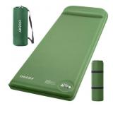 OGERY 3" Self-Inflating Sleeping Pad, Dark Green