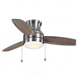Ashby Park 44-in White LED Fan with Light