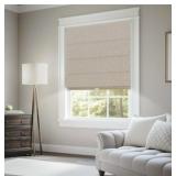 BERISSA Blackout Roman Shades Cordless Linen
