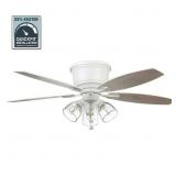 Hampton Bay Stoneridge 52 in. LED Hugger Fan