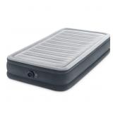 Intex Twin Gray Air Mattress with Pump, 300 lb