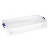 Homz 60qt Under-Bed Storage Latching 2pk