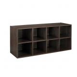 Stackable 16 in. H x 36 in. W 8-Cube Organizer