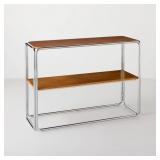 Chrome Frame Console Table - Hearth & Hand