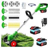 21V Electric Weed Wacker, Cordless Trimmer