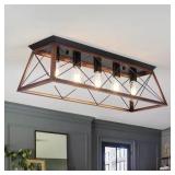 31.5-in. 5-Light Flush Mount Cage