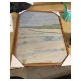 24"x32" XL Abstract Beach Wall Art - Hearth & Hand