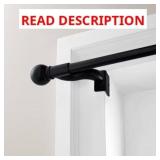2ct Twist & Shout Curtain Rod - Matte Black
