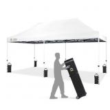 Crown Shades White 10x20 Commercial Canopy