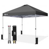 CROWN SHADES 12x12 Pop Up Canopy Tent, Gray