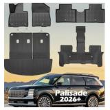 Floor Mats for 2026-2027 Hyundai Palisade 7 Seats