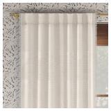 2ct 50"x84" Blackout Ivory Curtain