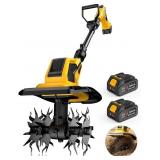DEGGE 21V Cordless Tiller Cultivator