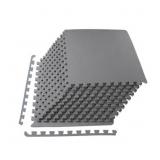 BalanceFrom EVA Foam Exercise Mat, Gray