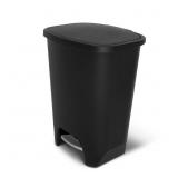 Glad Odor Trash Can | 20 Gal, Black