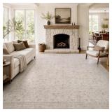 AMOAMI 8x10 Rug   Non-Slip, Machine Washable
