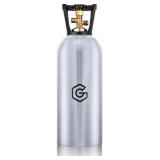 GANCOWISE 10lb DOT Aluminum CO2 Tank CGA320
