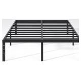 JETO 18" Metal Queen Bed Frame with Storage