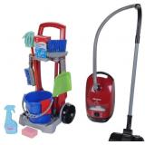 Theo Klein 6069 Toy Cleaning Trolley/ Vacuum