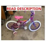 Barbie kids bike