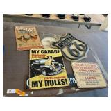 Assorted signs
