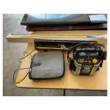 Tile cutter, jump starter, foot massager